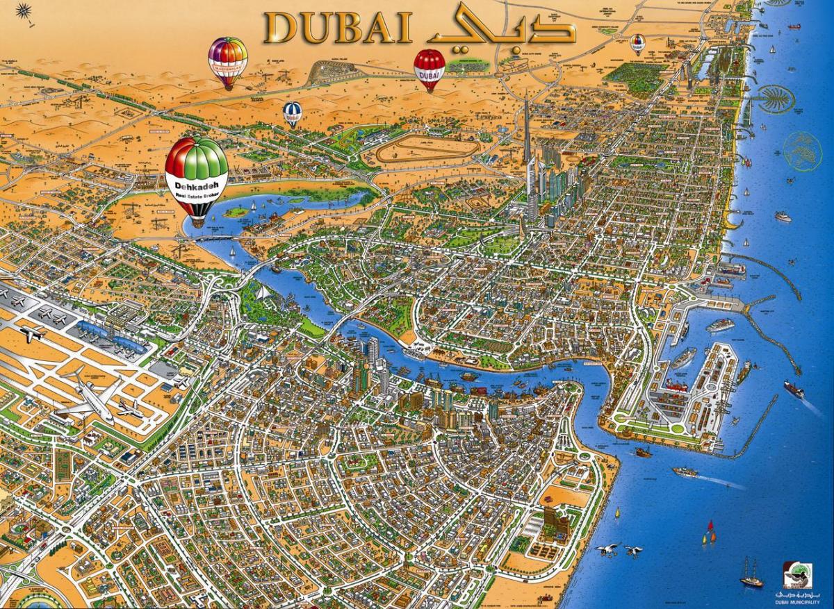 քարտեզ Dubai creek