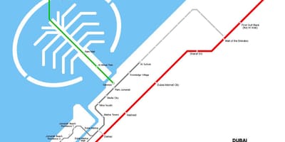 Palma Ջումեյրա, monorail քարտեզի վրա