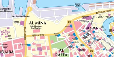 Dubai քարտեզ նավահանգիստ