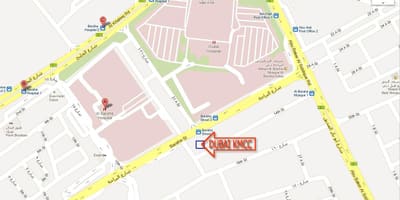 Dubai որտեղից հիվանդանոցի քարտեզի վրա
