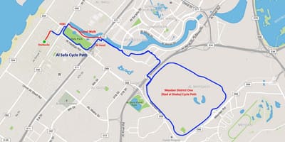 Ալ Кудра հետեւել ցիկլի քարտեզի վրա